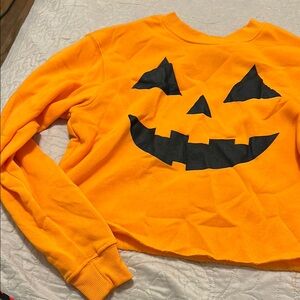 Orange Halloween Pumpkin Sweatshirt